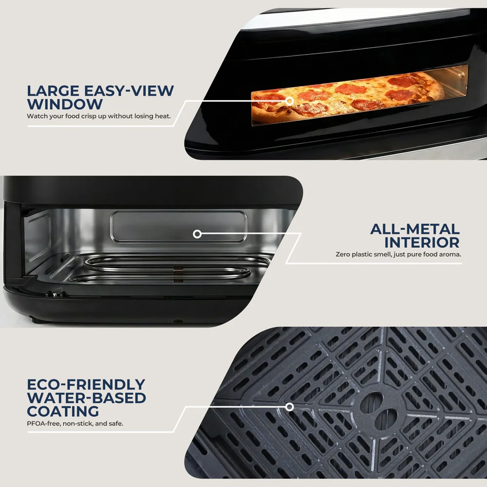 11-in-1 12 Inch Pizza Oven & Air Fryer