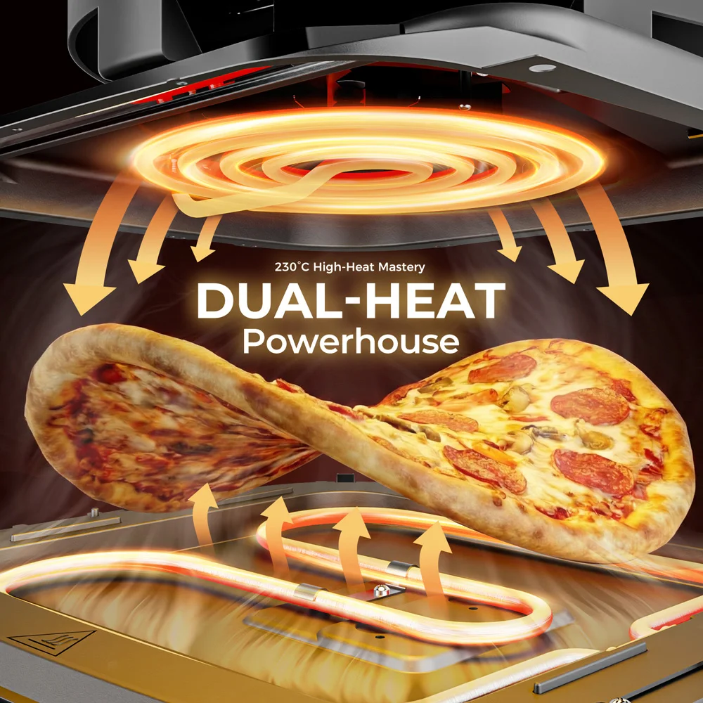 11-in-1 12 Inch Pizza Oven & Air Fryer