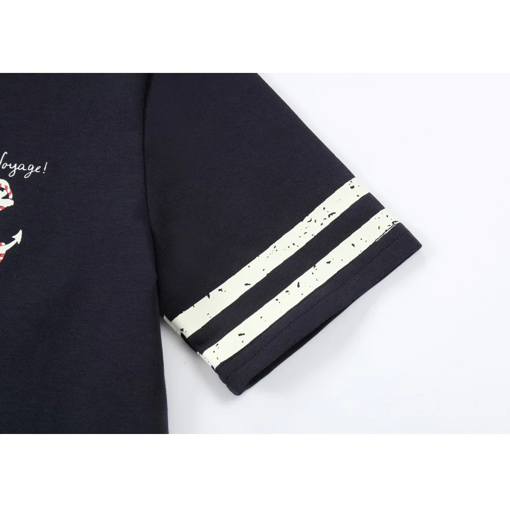 AP SS26 Nautical jersey cotton collection summer boys girls fashion casual clothing dress set shirt