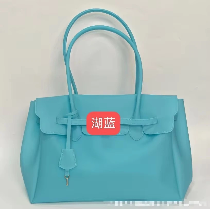Y2k Big Large Transparent Pvc Korean Designer Underarm Bag New2026summer Jelly Women Handbags Candy Color Shoulder Tote Bags
