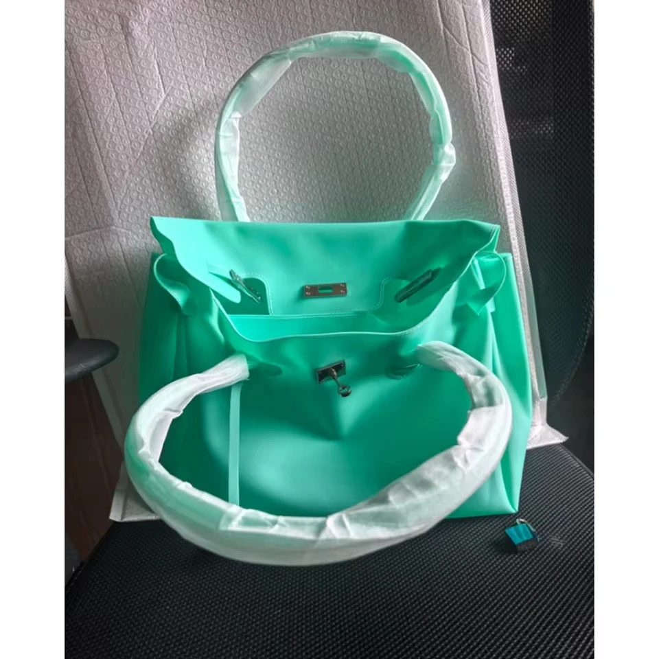Y2k Big Large Transparent Pvc Korean Designer Underarm Bag New2026summer Jelly Women Handbags Candy Color Shoulder Tote Bags