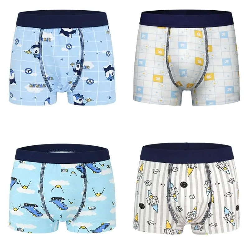 ZEKSAF Kids Sports Boxer Underpants 16 Pack Cotton Soft and Breathable Boys Underwear Size 4-13