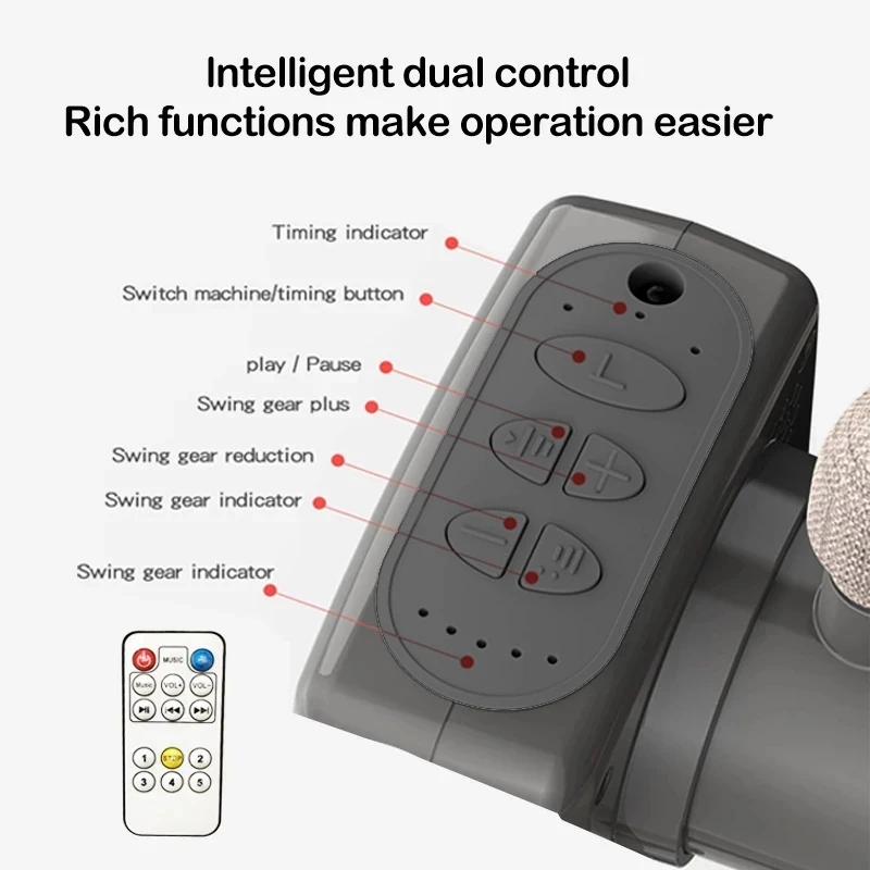 Electric Baby Bassinet Automatic Five Speed Swing with Remote Control Music and Three Level Height Adjustment Baby Rocking Bed Bedside Sleeper for Newborn Infant Nursery Night Care Daily Soothing Storage Basket Mosquito Net