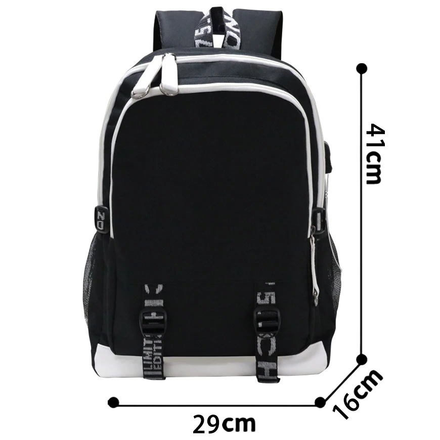 2026 New Football Star Fashion Women Men Backpacks Casual Shoulders Bag USB Charging Teenager Boys Girls Laptop Backpack