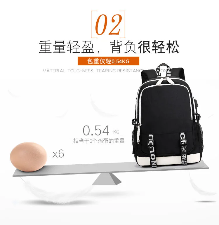 2026 New Football Star Fashion Women Men Backpacks Casual Shoulders Bag USB Charging Teenager Boys Girls Laptop Backpack