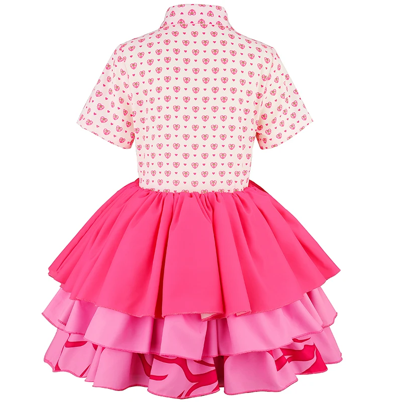 2026 New Halloween Cosplay Kids Mal Cosplay Costume Girls Evie Children Fantasia Carnival Clothes With Socks Birthday Party Hall