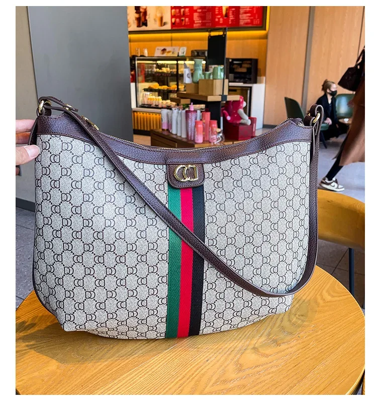 High quality design women's handbag, modern trend women's zipper shoulder bag, elegant and exquisite style women's bag