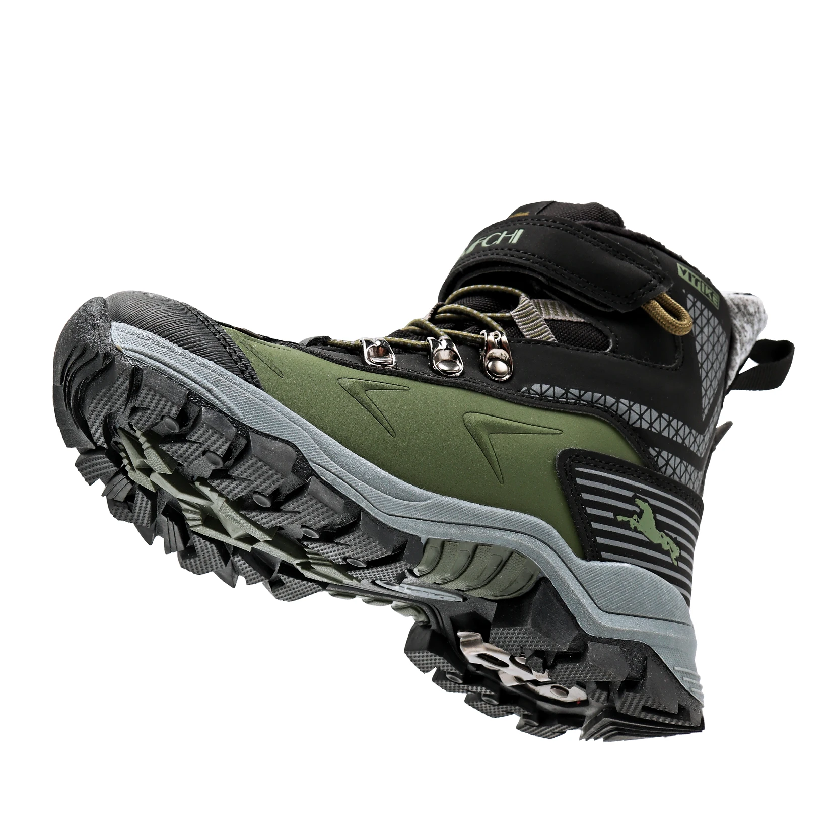 Kids Hiking Boots Outdoor Walking Climbing Sneaker Comfortable Snow Shoes Antiskid Steel Buckle Sole for Boys And Girls