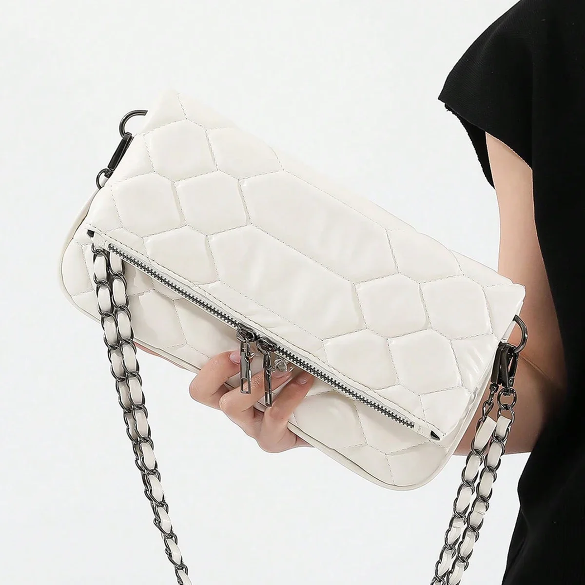 Wing Mini Square Bag for Women, 2026 Fashion Underarm Shoulder & Crossbody Bag, Cute Small Purse, Versatile Chic Handbag