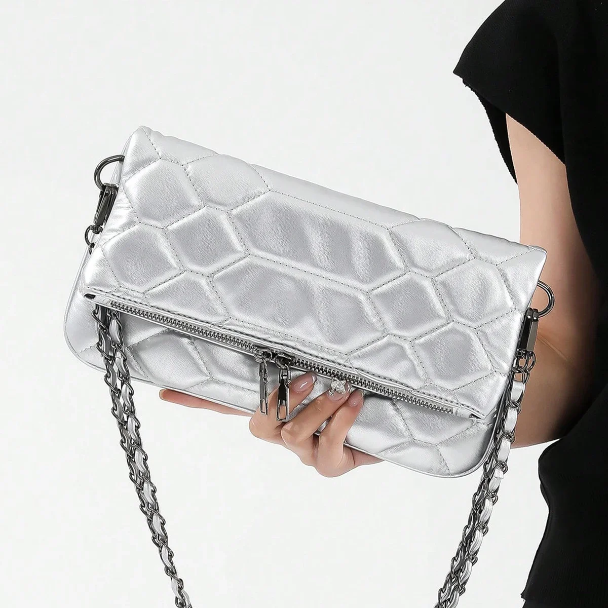 Wing Mini Square Bag for Women, 2026 Fashion Underarm Shoulder & Crossbody Bag, Cute Small Purse, Versatile Chic Handbag