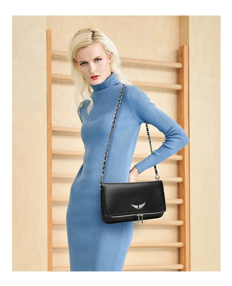 Wing Mini Square Bag for Women, 2026 Fashion Underarm Shoulder & Crossbody Bag, Cute Small Purse, Versatile Chic Handbag