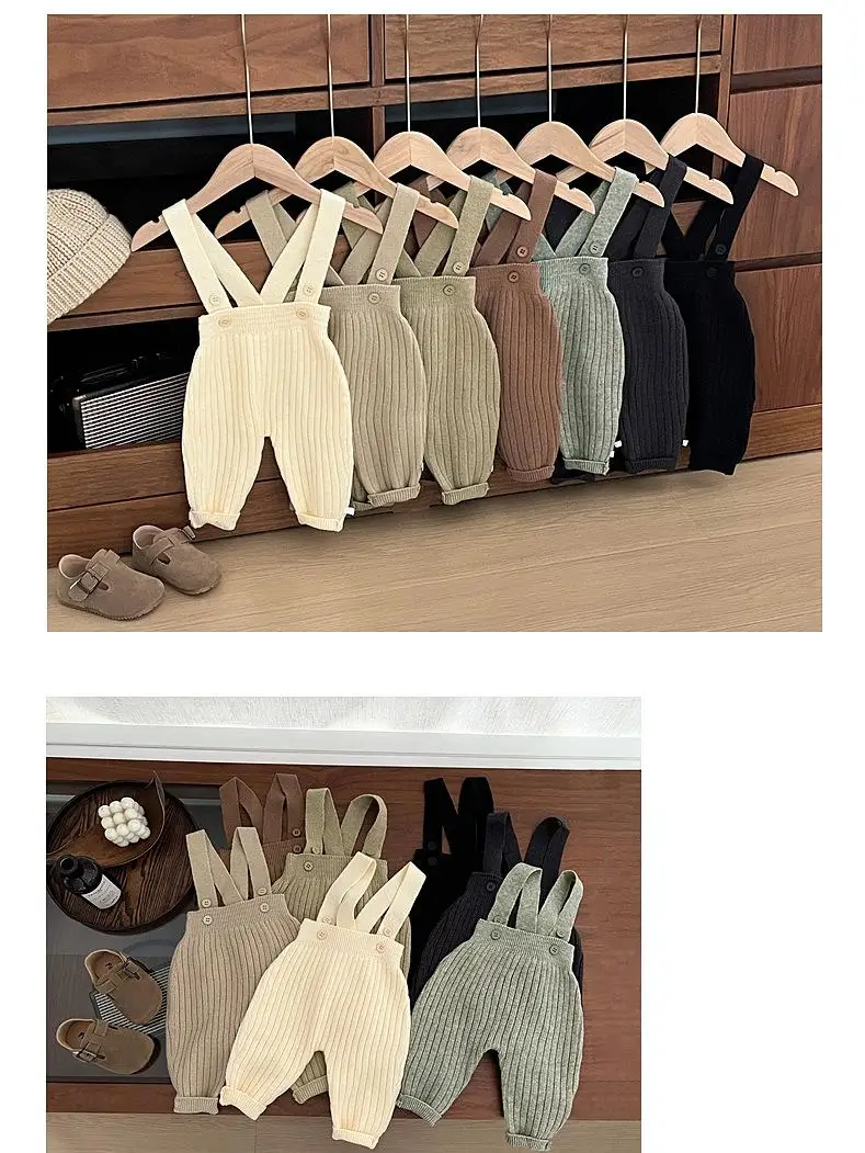 2026 Autumn New Baby Sleeveless Knit Romper Newborn Cotton Knitted Overalls For Boy Girl Infant Jumpsuit Toddler Clothes