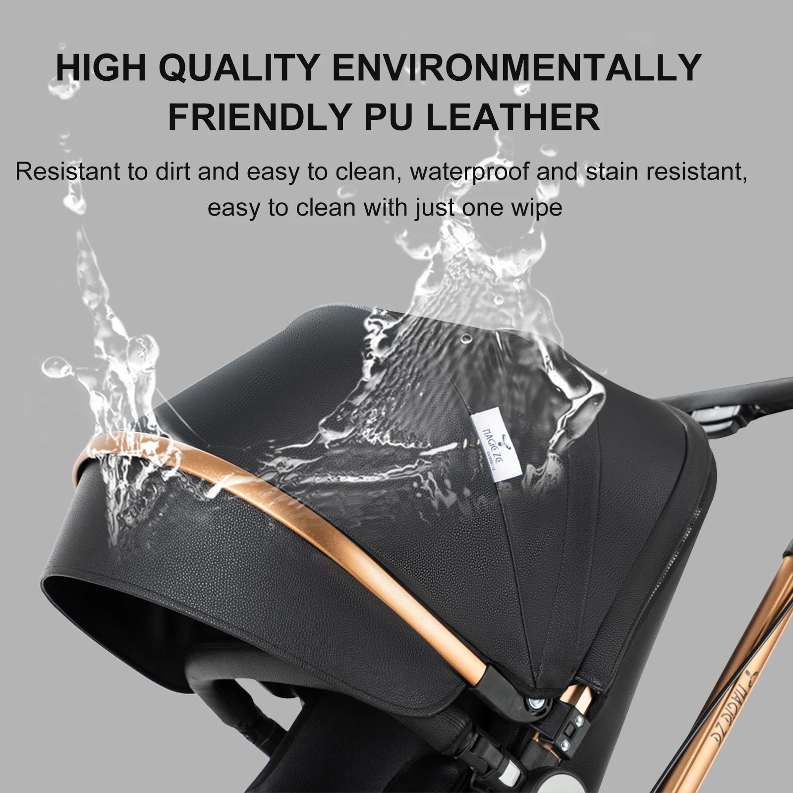 Baby Stroller Baby Car 3 in 1 Stroller Luxury High Quality Lightweight Portable Foldable Travel Pram Multi Functional Newborn Carriage