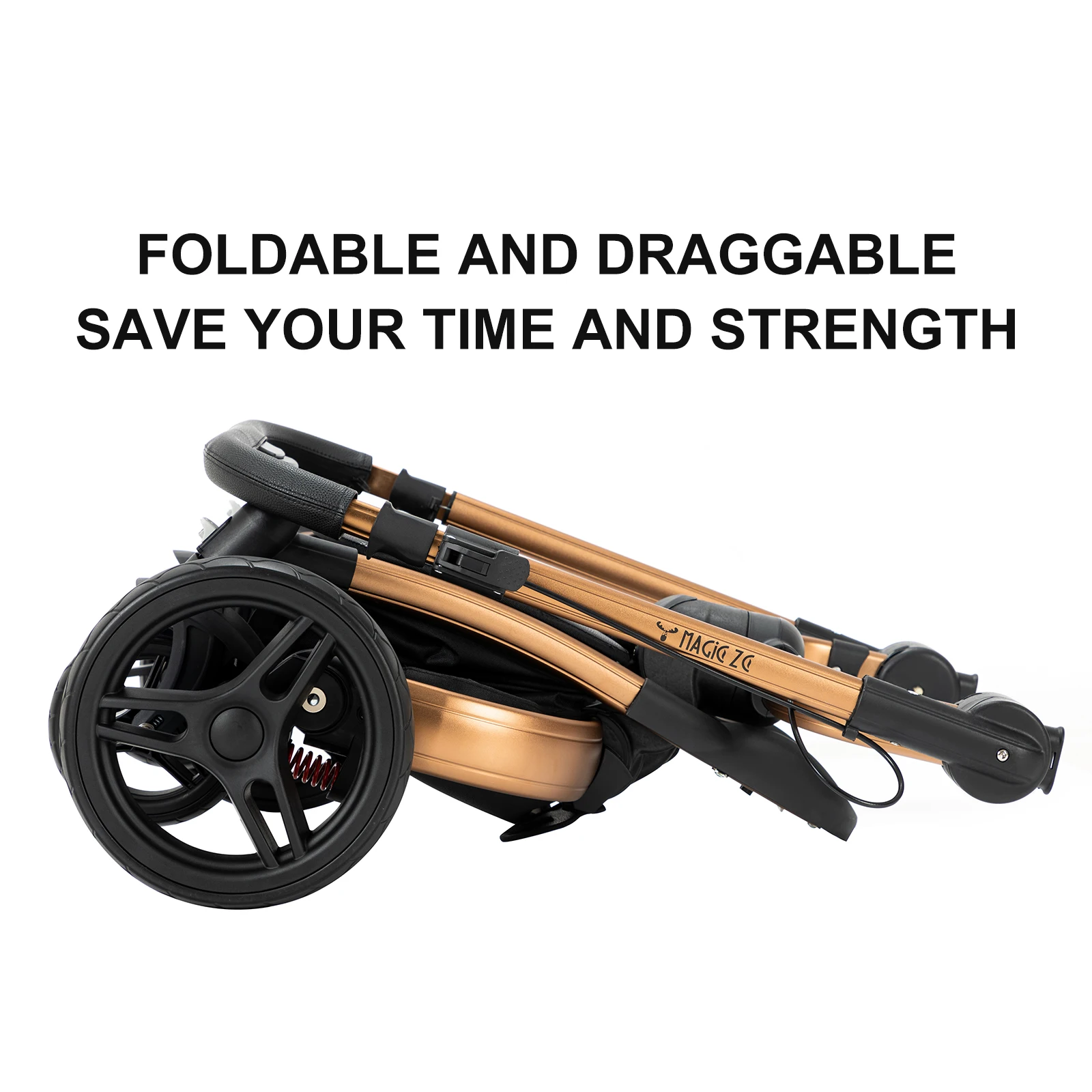 Baby Stroller Baby Car 3 in 1 Stroller Luxury High Quality Lightweight Portable Foldable Travel Pram Multi Functional Newborn Carriage
