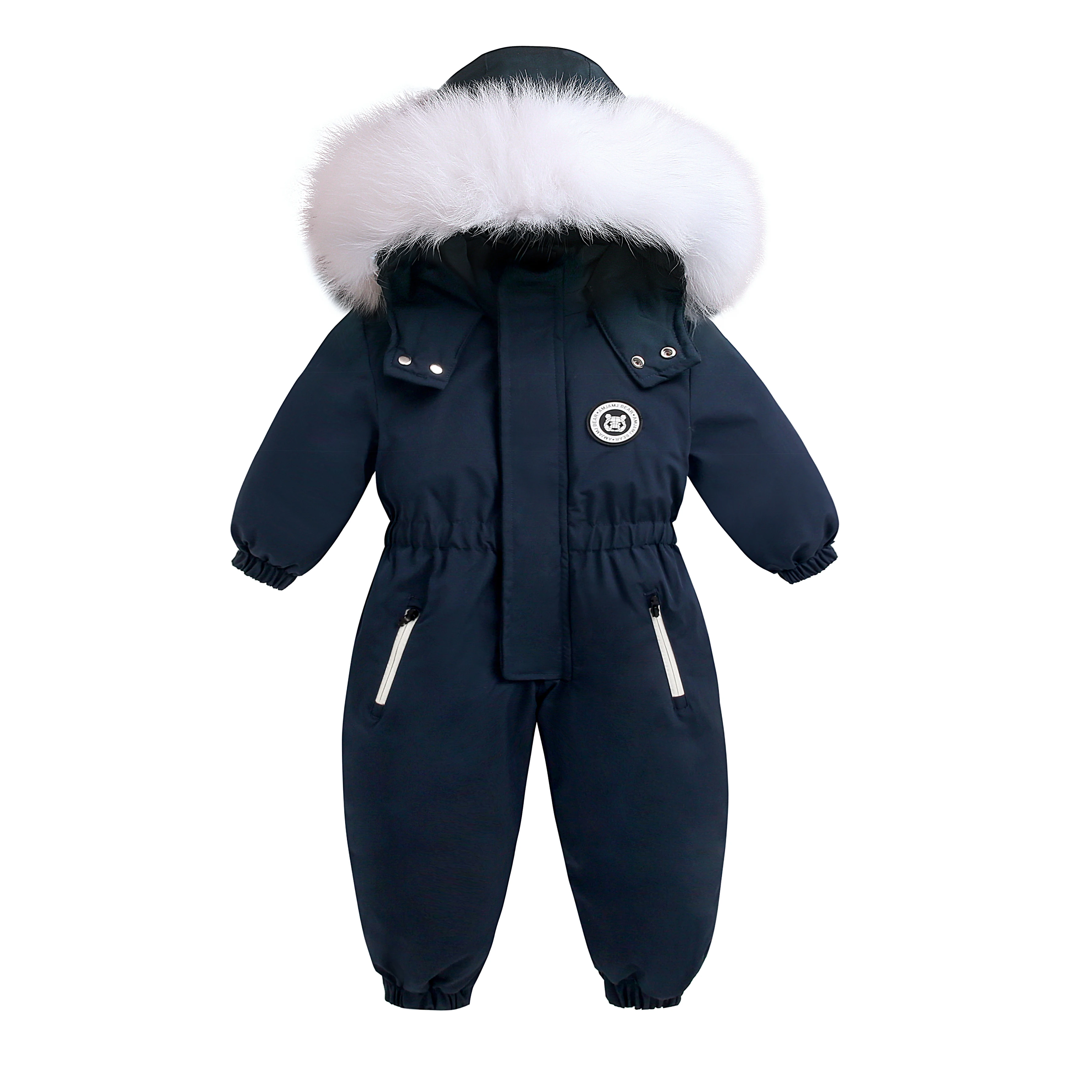 New Winter Baby Clothes Thicken Warm Jumpsuits Snowsuits Girl Boy Hooded Coat Jacket Waterproof Rompers Ski Suits Kids Outerwear