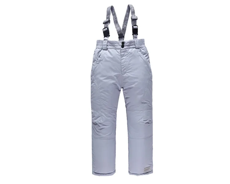 Children Winter Skiing Pants Overalls Waterproof Warm Kids Boys Snow Jumpsuit 3-16 Years Teenagers Girl Ski Pants Trousers