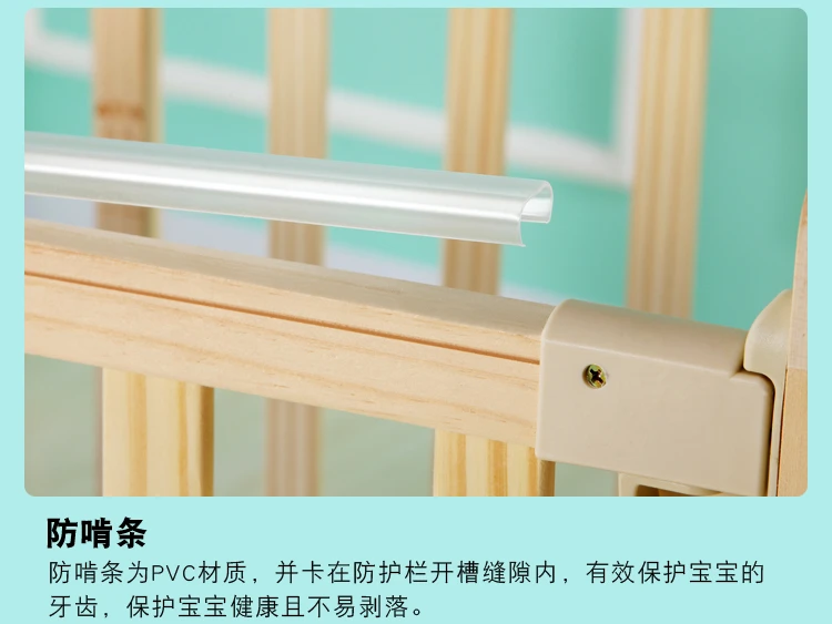 Baby Wooden Crib with Mosquito Net Baby Rocking Crib with Roller Newborn Infant Game Bed Computer Table Baby Cot Bedding Set
