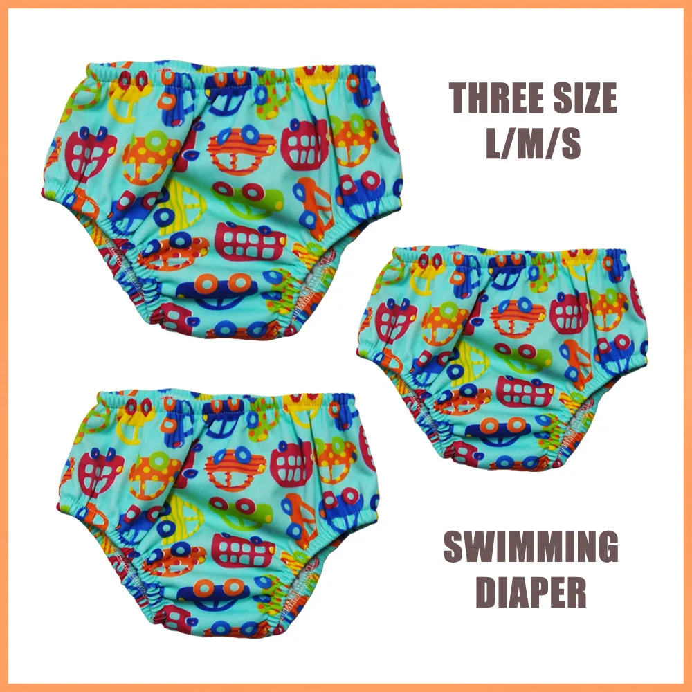 (20pcs A Lot ) Three sizes for Washable Reusable Baby Swimming Diaper Swimming Pant Swim Diaper Top Quality