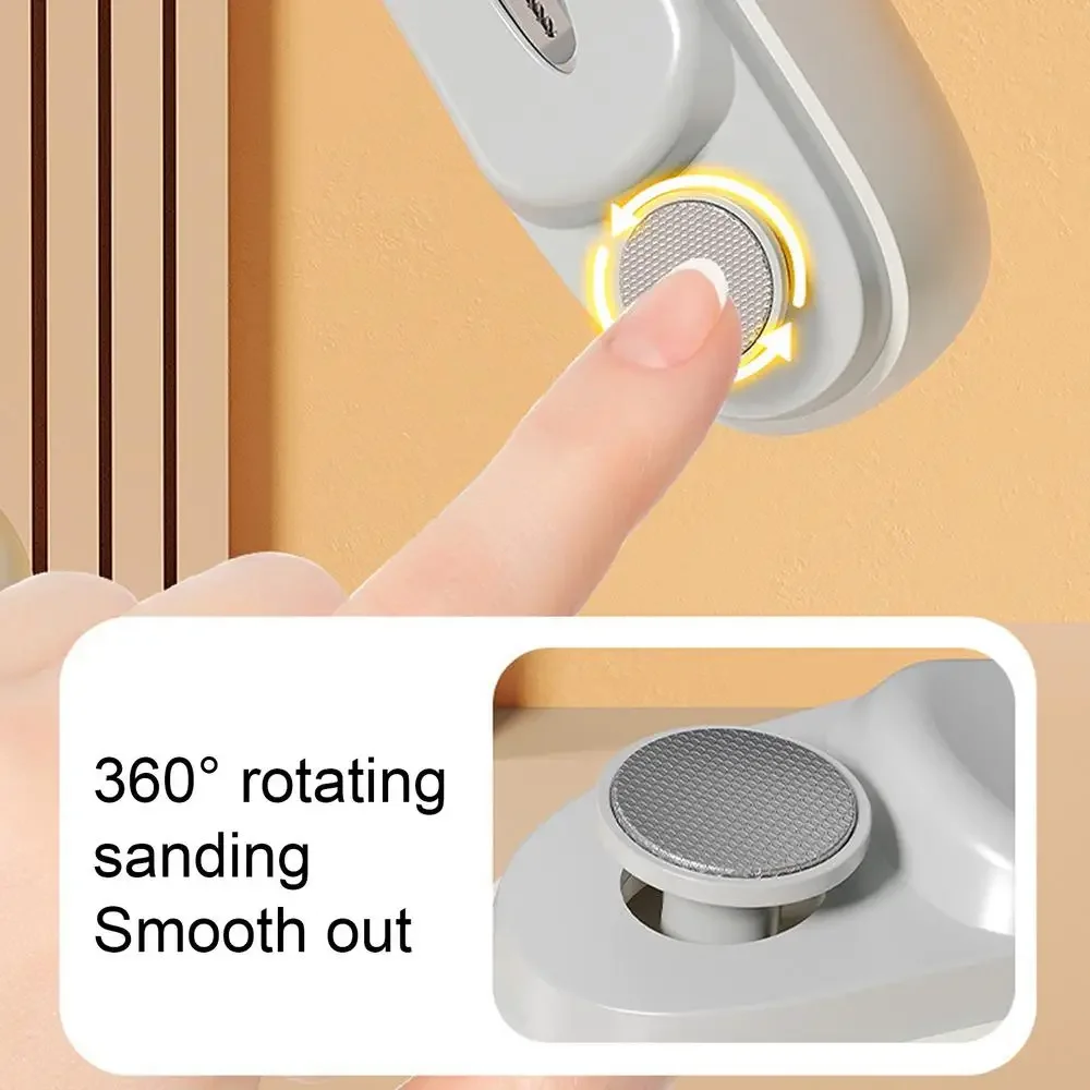 3 In 1 Electric Baby Nail Trimmer USB Rechargeable Automatic Polishing Nail Clipper LED Light 3 Speed Adjustable Household Nail Care Gadget