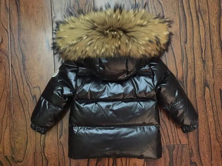 Russian Winter Down Suit For Girls Warm Children Winter Suits Boys Duck Down Jacket+overalls 2 Pcs Clothing Set Kids Snow Wear