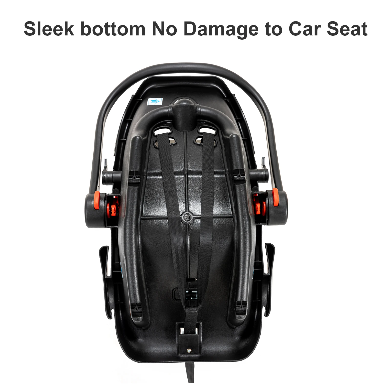 Foldable 3 in 1 Baby Travel System Stroller High Landscape Reversible Bassinet Pram Infant Car Seat Combination Multi-Function Lightweight Pushchair All-Terrain EVA Wheels Shock Absorber One-Foot Brake Newborn Baby Carriage Set
