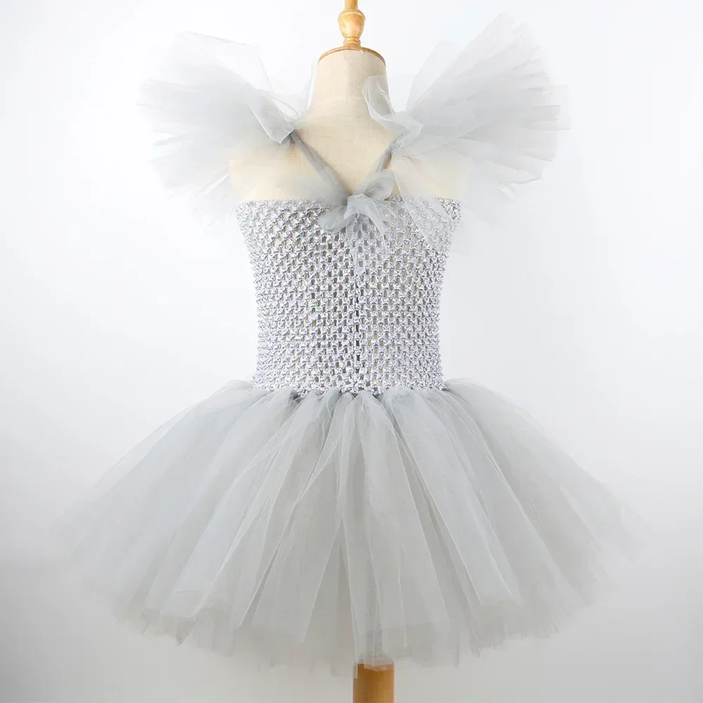 Pennywise Inspired Horrible Creature It Clown Tutu Dress Kids Joker Cosplay Costume with Hair Pin Gloves Girl Halloween Apparel