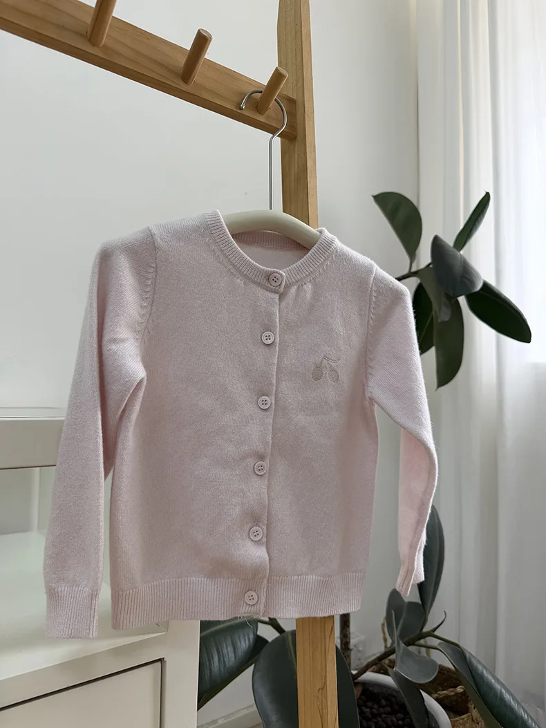 Children's Knitted Sweater 26BP for Autumn and Winter Embroidered Wool and Cotton Blend Warm Boys' Knitted Sweater