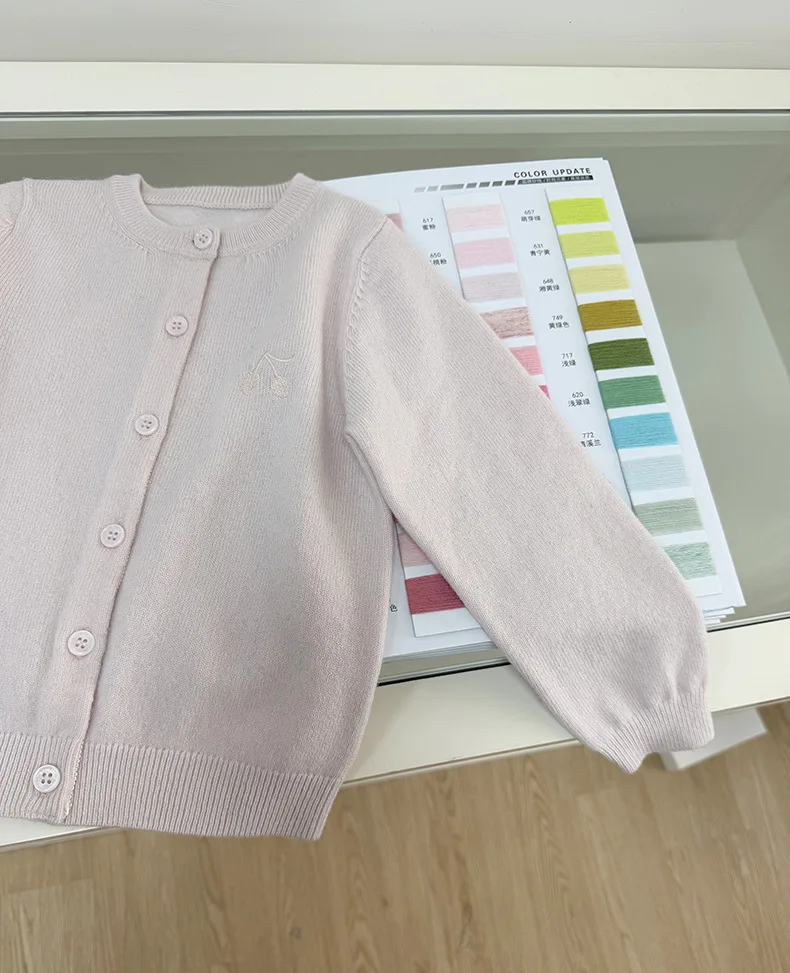 Children's Knitted Sweater 26BP for Autumn and Winter Embroidered Wool and Cotton Blend Warm Boys' Knitted Sweater
