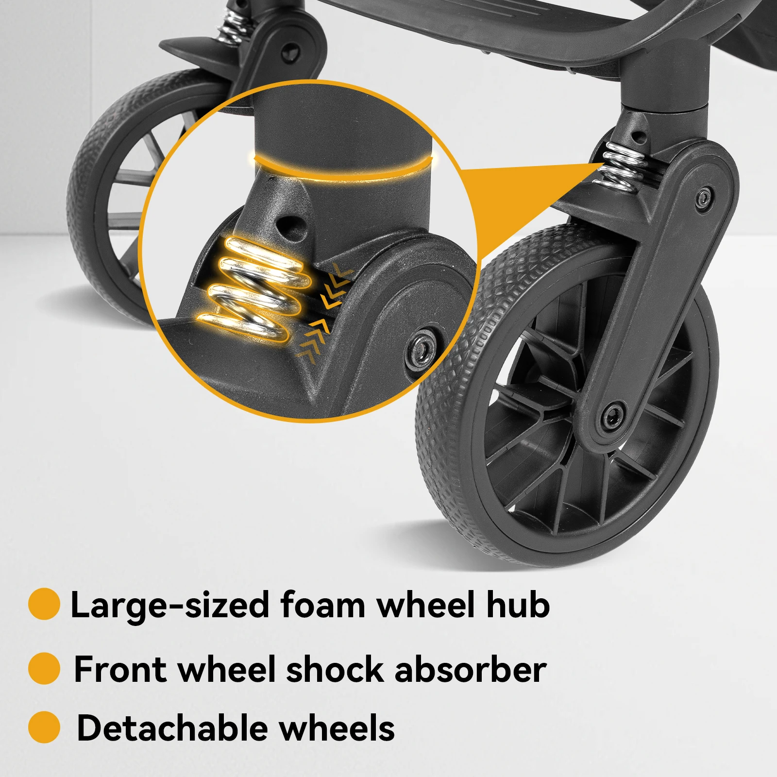 2 in 1 Travel Baby Stroller Lightweight Foldable Pram Pushchair Portable Buggy for Infant Toddler with Compact Folding Design Sit Lie Mode Adjustable Canopy Five Point Harness Suspension Wheels Large Basket Holiday Outdoor Travel