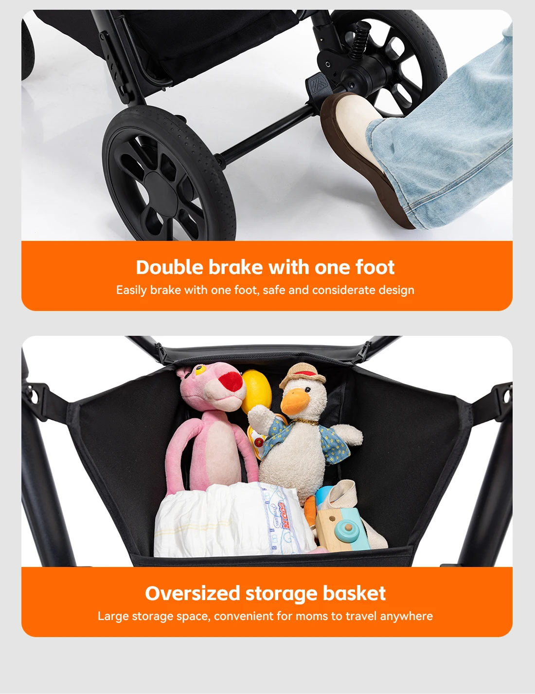 3 in 1 Lightweight Travel Stroller Bundle With Matched Infant Safety Seat, Deformation-Resistant Aluminum Alloy Frame, Gentle Skin-Friendly Breathable Mesh Cushion, Effortless Quick Fold Structure And Multi-Angle Reclining Backrest For Newborn Daily Walki