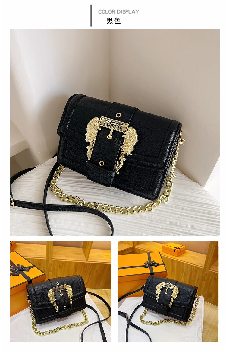 New casual travel shoulder bag, elegant and fashionable handbag, outdoor trendy women's chain strap crossbody bag