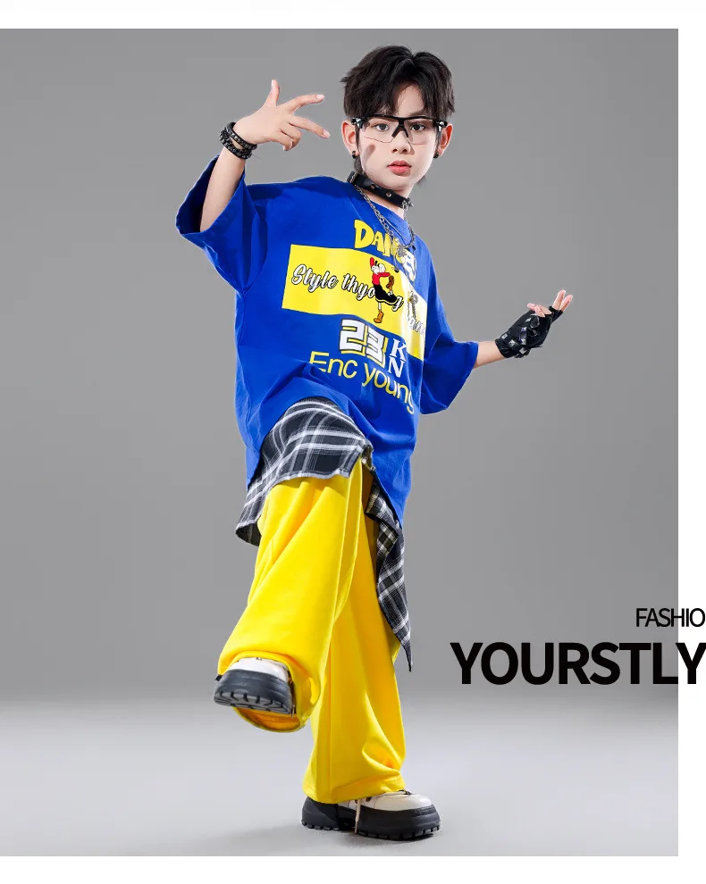 Children's Performance Outfit Primary School Sports Opening Ceremony Street Dance Set Kindergarten Uniforms Children's Day