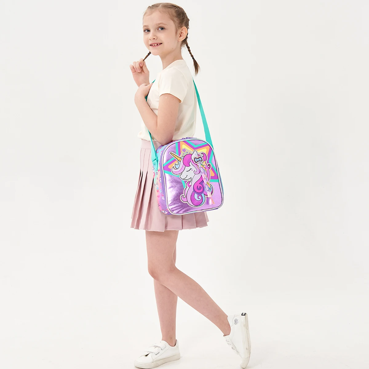Backpack for Girls School Backpacks for Kids Bookbag for Elementary Kindergarten Students Travel Bag with Lunchbox and Penbag