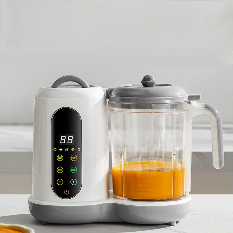 All-in-One Baby Food Maker, Steamer & Blender with Touch Screen & 4 Presets, Adjustable Texture, BPA-Free, Homemade Baby Puree Machine for 6-36 Months, Easy Clean