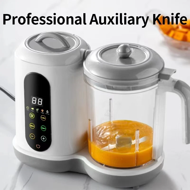 All-in-One Baby Food Maker, Steamer & Blender with Touch Screen & 4 Presets, Adjustable Texture, BPA-Free, Homemade Baby Puree Machine for 6-36 Months, Easy Clean