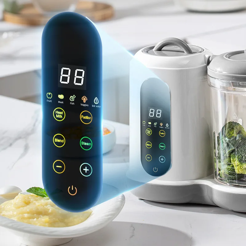 All-in-One Baby Food Maker, Steamer & Blender with Touch Screen & 4 Presets, Adjustable Texture, BPA-Free, Homemade Baby Puree Machine for 6-36 Months, Easy Clean