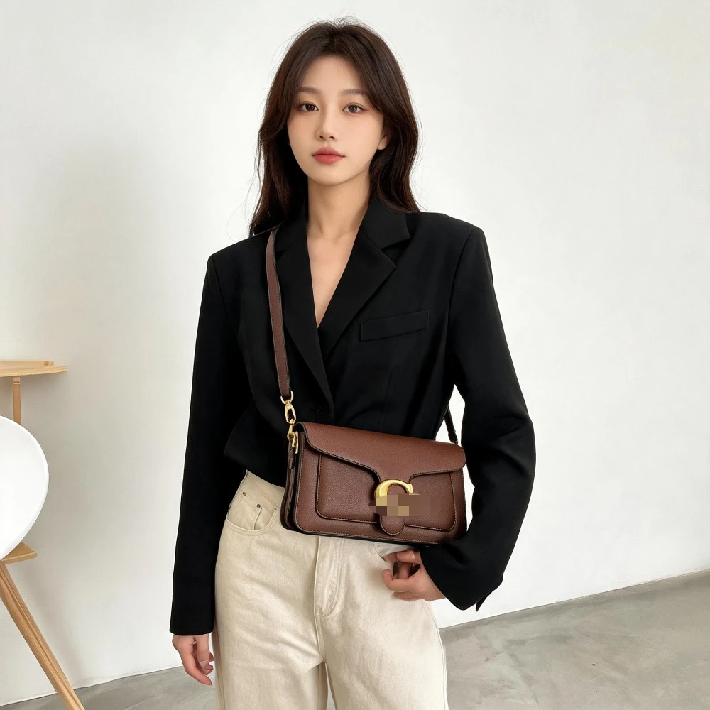26 popular women's light luxury bags, versatile small square bags, multifunctional shoulder bags, solid color crossbody bags