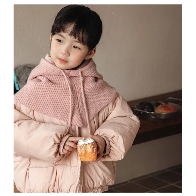 Children Girls Parkas UNITIM Winter Thicken Warm Kids Baby Girls Outerwear Coat with Knitted Hat 4-8Yrs Toddler Girl Coat Jacket