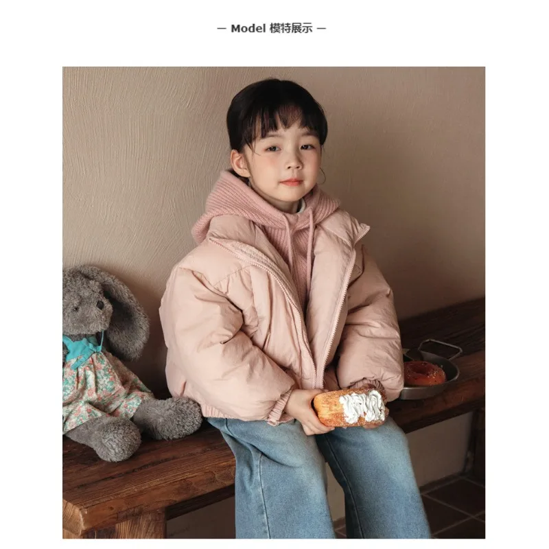 Children Girls Parkas UNITIM Winter Thicken Warm Kids Baby Girls Outerwear Coat with Knitted Hat 4-8Yrs Toddler Girl Coat Jacket