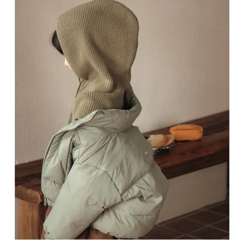 Children Girls Parkas UNITIM Winter Thicken Warm Kids Baby Girls Outerwear Coat with Knitted Hat 4-8Yrs Toddler Girl Coat Jacket