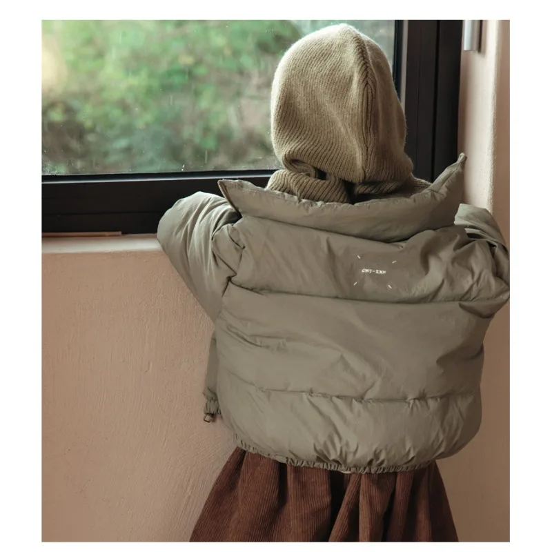 Children Girls Parkas UNITIM Winter Thicken Warm Kids Baby Girls Outerwear Coat with Knitted Hat 4-8Yrs Toddler Girl Coat Jacket