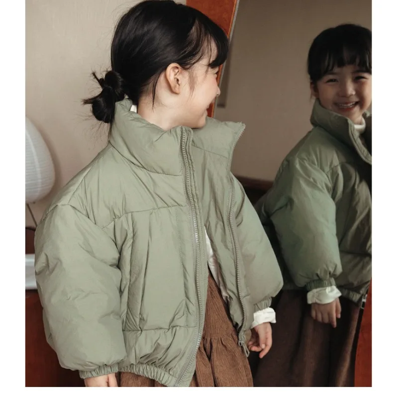 Children Girls Parkas UNITIM Winter Thicken Warm Kids Baby Girls Outerwear Coat with Knitted Hat 4-8Yrs Toddler Girl Coat Jacket
