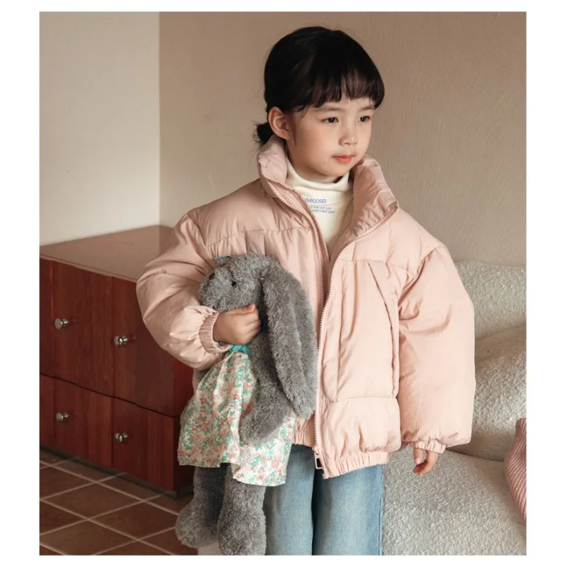 Children Girls Parkas UNITIM Winter Thicken Warm Kids Baby Girls Outerwear Coat with Knitted Hat 4-8Yrs Toddler Girl Coat Jacket