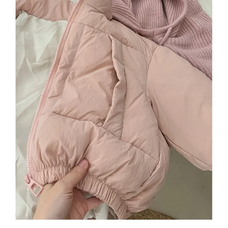 Children Girls Parkas UNITIM Winter Thicken Warm Kids Baby Girls Outerwear Coat with Knitted Hat 4-8Yrs Toddler Girl Coat Jacket