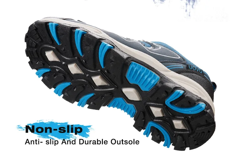 UOVO 2026 New Arrival Boys Sneakers Kids Breathable Children Hiking Shoes Spring And Autumn Outdoor Footwear Eur #27-39