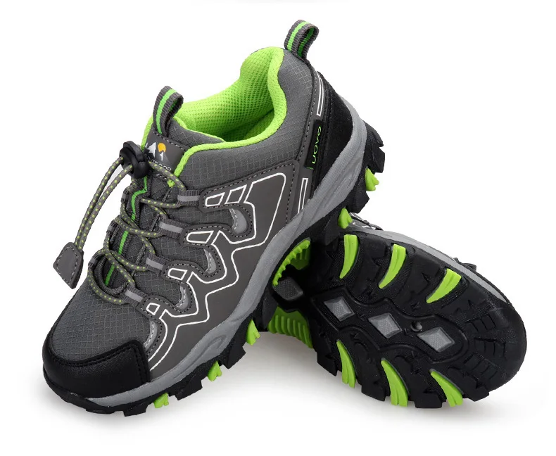 UOVO 2026 New Arrival Boys Sneakers Kids Breathable Children Hiking Shoes Spring And Autumn Outdoor Footwear Eur #27-39