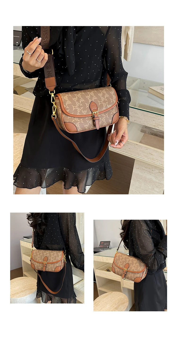 Modern elegant style chain shoulder bag, fashionable and portable small square bag, luxurious party women's crossbody bag