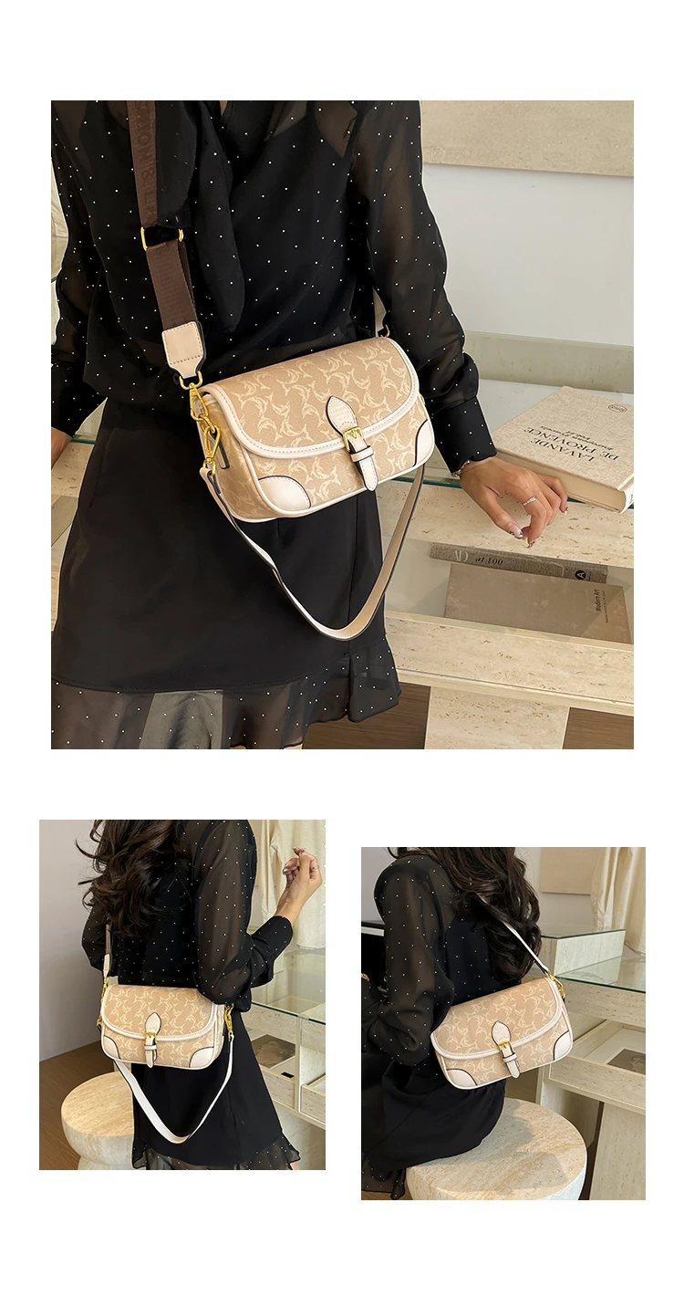 Modern elegant style chain shoulder bag, fashionable and portable small square bag, luxurious party women's crossbody bag