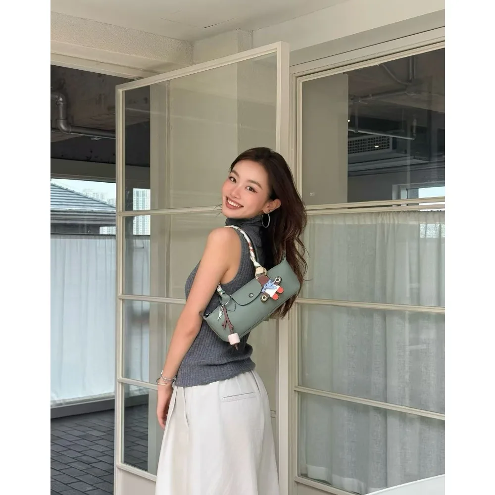 Y2k multifunctional storage bag, classic handbag, shoulder bag, fashionable handbag, mommy bag, convenient travel makeup bag