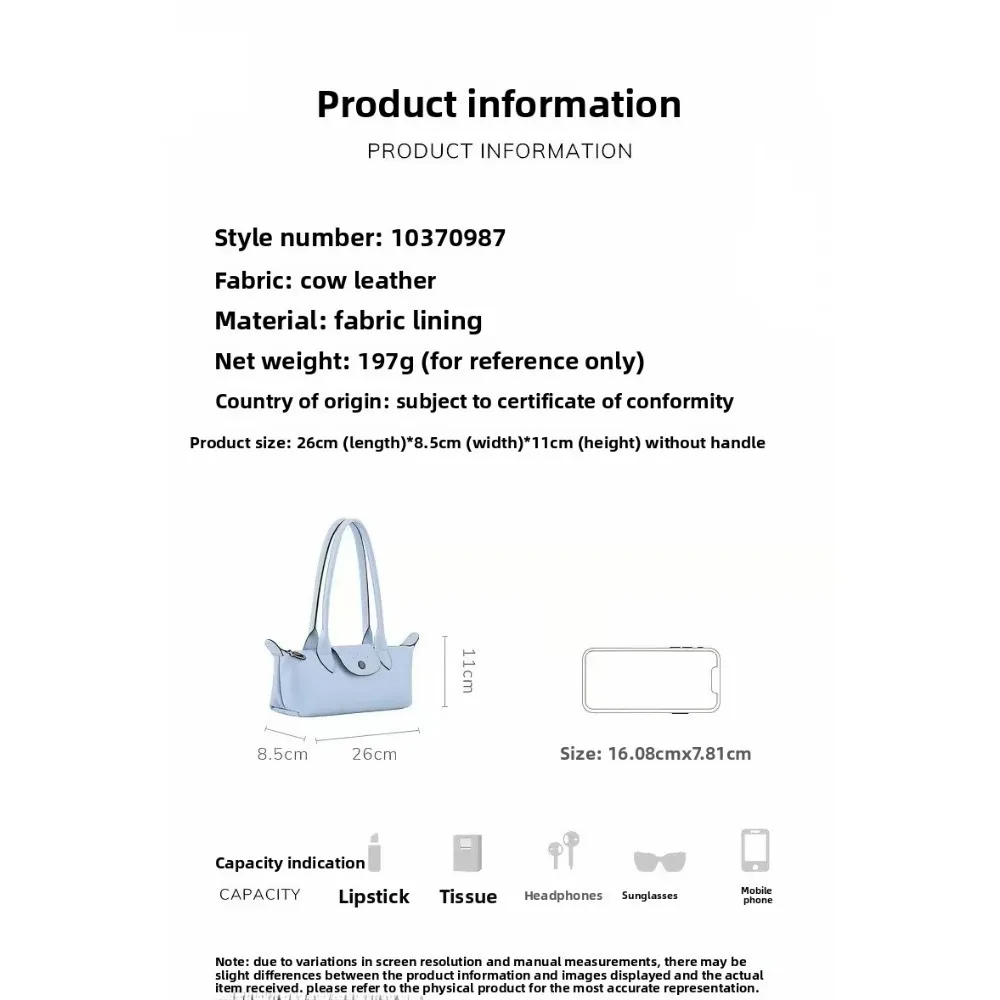 Y2k multifunctional storage bag, classic handbag, shoulder bag, fashionable handbag, mommy bag, convenient travel makeup bag